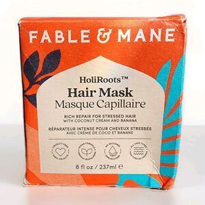 NEW Fable  Mane Deep Moisture Repairing Hair Mask, For Frizzy, Dry, Damaged Hair
